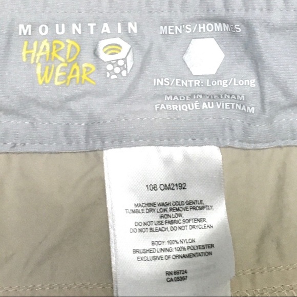 Mountain Hardwear Convertible Pants - Picture 2 of 4